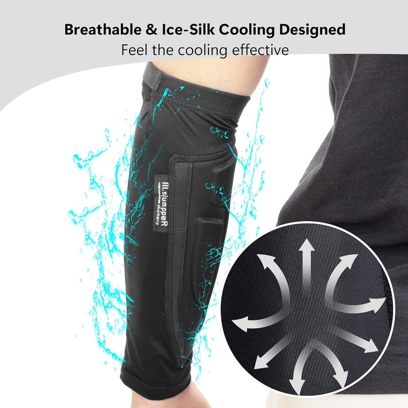 MS JUMPPER Archery Arm Guard Cooling Arm Sleeve Sun Protection with Full Coverage Forearm Design for Right Left Hand Adult Archers - Image 3